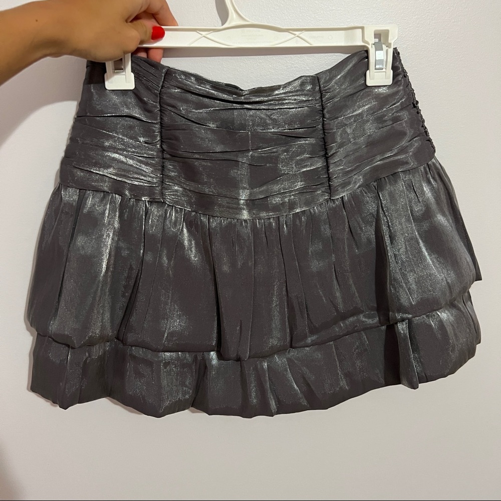 Forever21 Mini Skirt Gun Metal